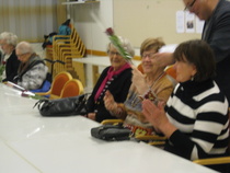 Enemmänkin kutsuttuja oli ja tilaa sekä tarjottavaakin