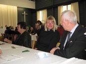 Seurakunnan tervehdyksen toi pastori Kira Knuutila, kuvaaja myöhästyi puheen aikana.